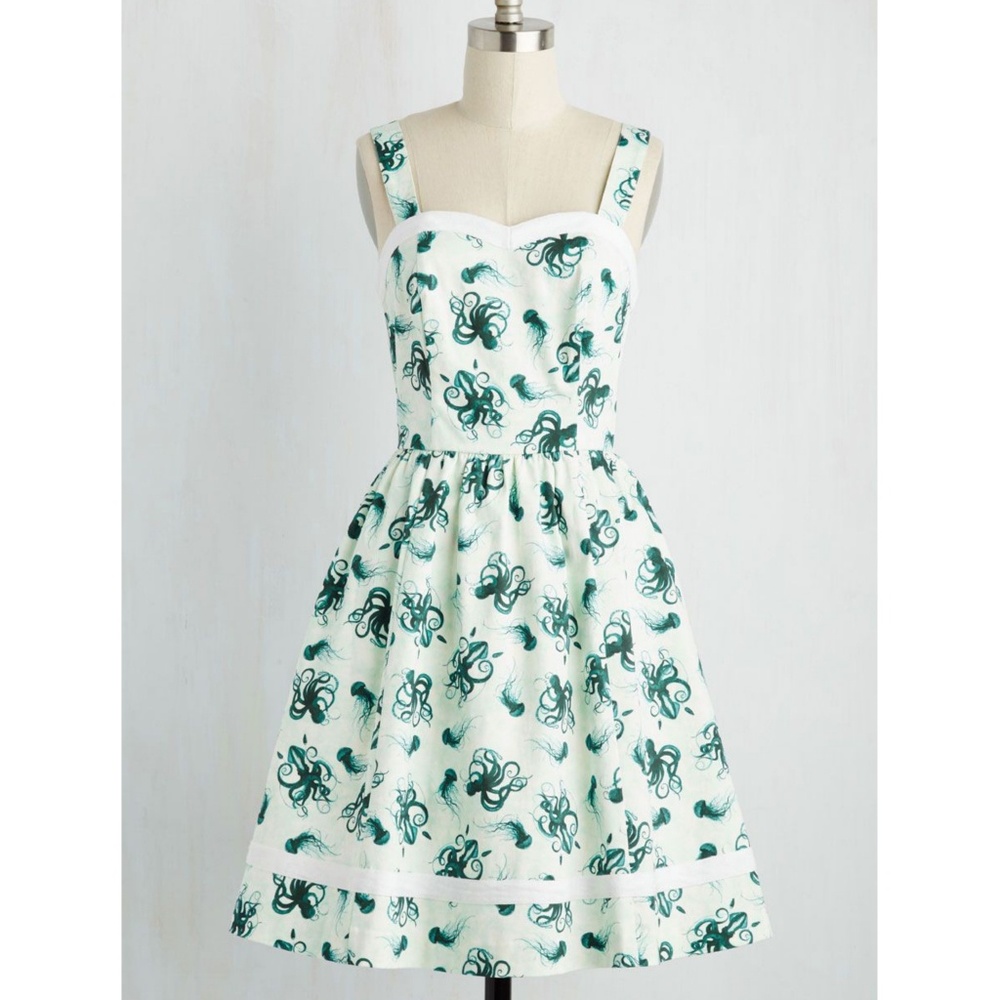 Alfresco Invitation Dress in Sea Creatures Sz L